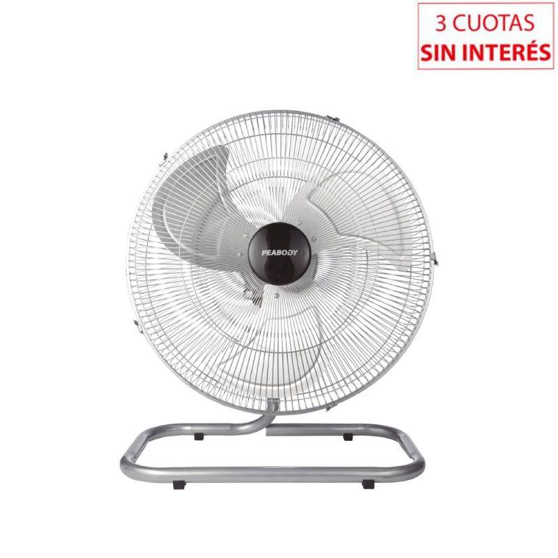 Turboventilador 20" Peabody PE-VPY150 Oscilante Cromado