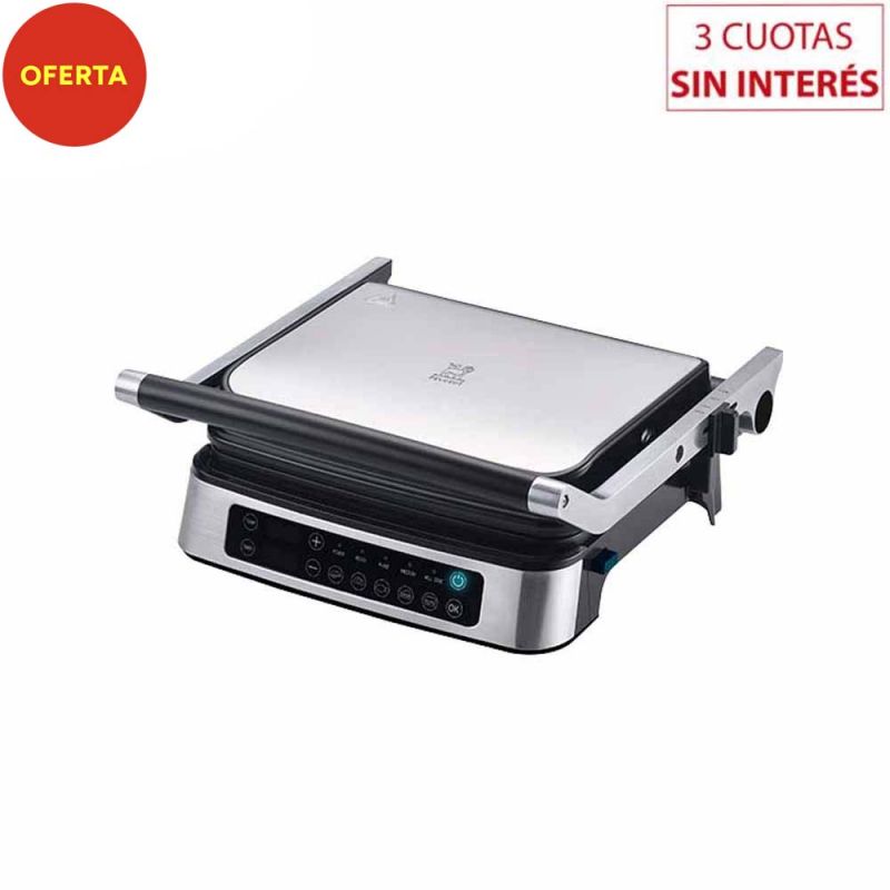 Grill/Wafflera Eléctrica Peugeot Annecy PB-G321 Antiadherente Inox