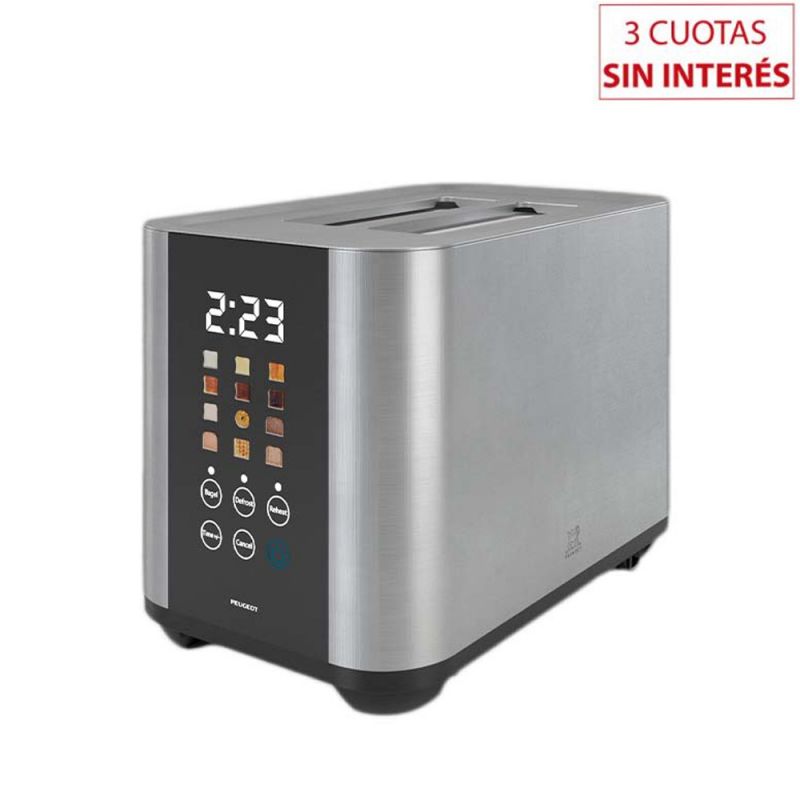 Tostadora Electrica Digital Peugeot Limoges PB-T01 Inox