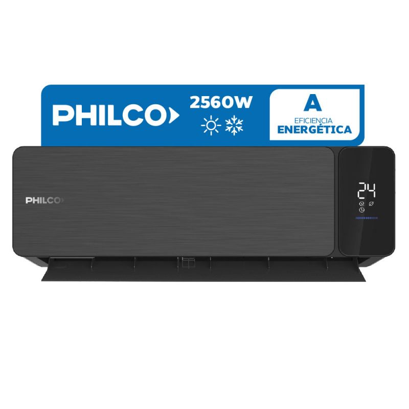 Aire Acondicionado Philco 2201‬Frig (2560W) PHBKS26HA6AN Frío/Calor Split Negro