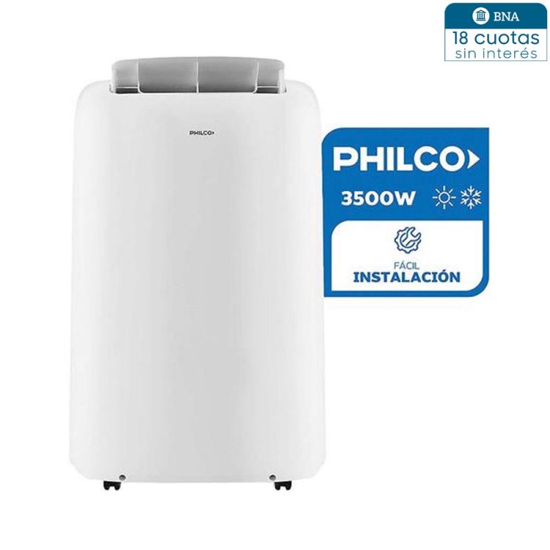 Aire Acondicionado Portátil Philco 3010Frig (3500W) PHP35HC3API Frío/Calor Blanco