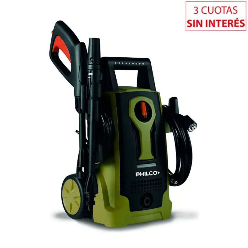 Hidrolavadora Alta Presión Philco MJPHI117P 1400W Verde