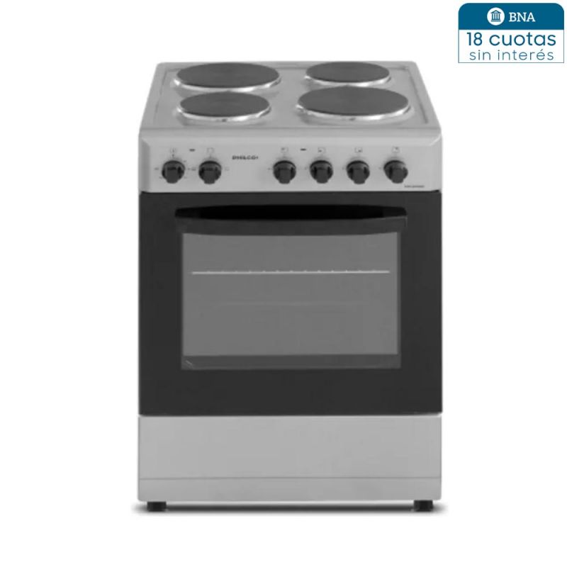 Cocina Eléctrica 60CM 4H Philco PHCH060P Plata