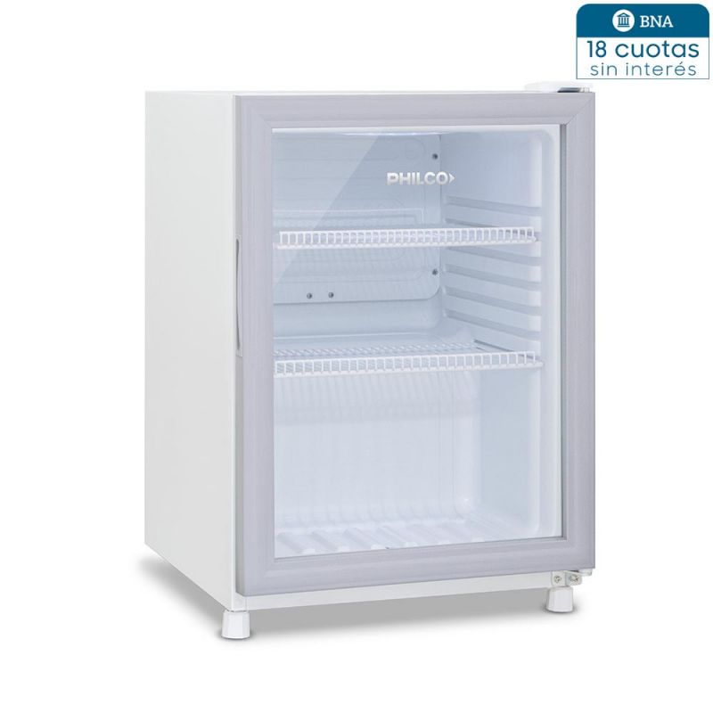 Heladera Exhibidora 65Lts Philco PHEV065B Blanco