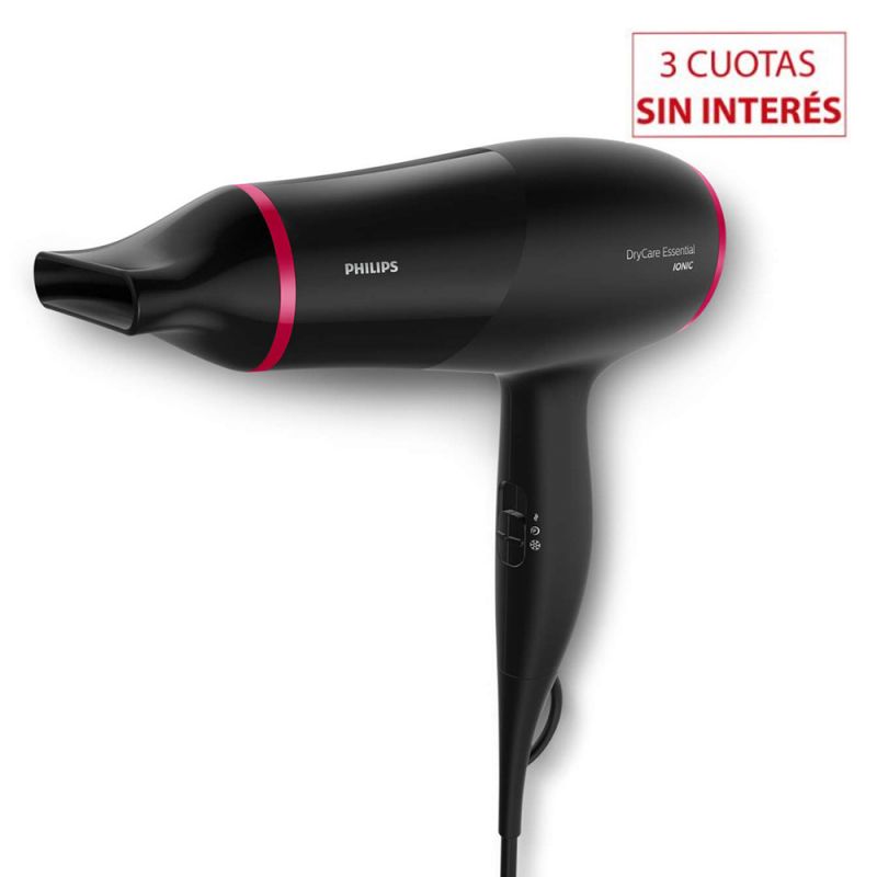 Secador de Cabello Philips BHD029/00 DryCare Essential 1600w Negro