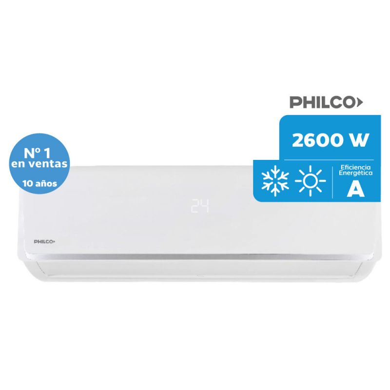 Aire Acondicionado Philco 2236Frig (2600W) PHS25HA3AN Frío/Calor Split