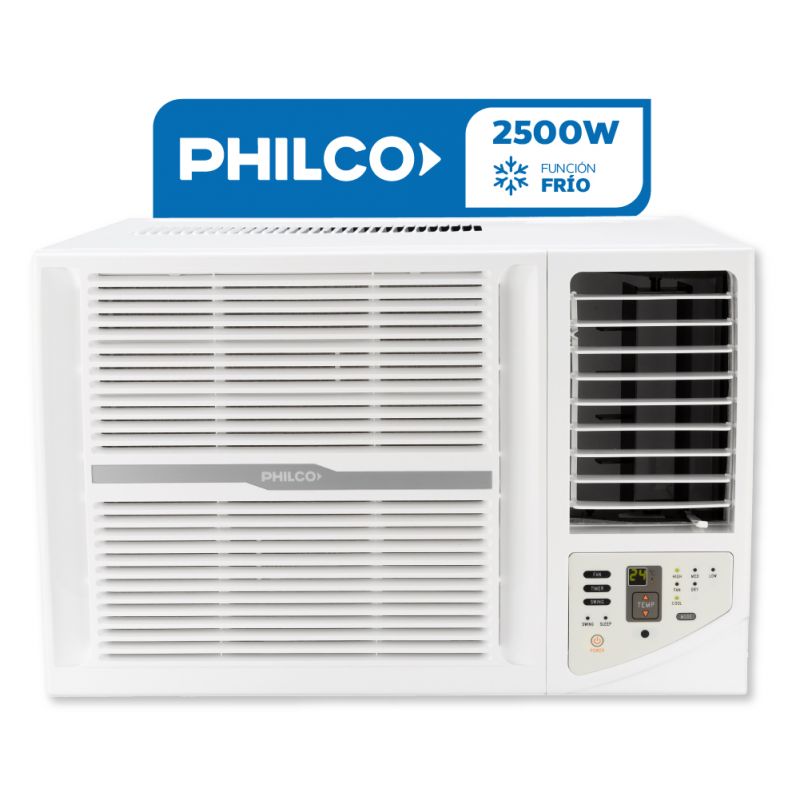 Aire Acondicionado Ventana Philco 2150F 2500W PHW25CA3AN Solo Frío