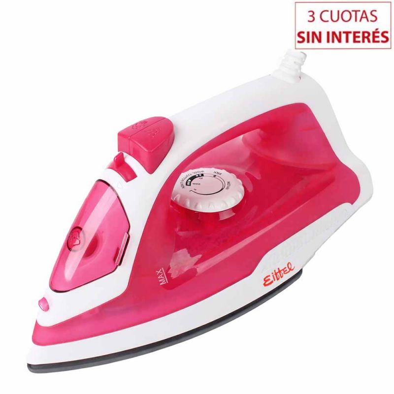 Plancha a Vapor Eiffel E-208 Blanca con roja