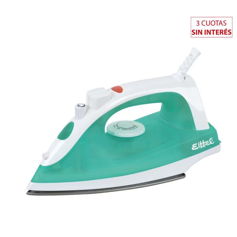 Plancha a Vapor Eiffel E-208 Blanca con verde