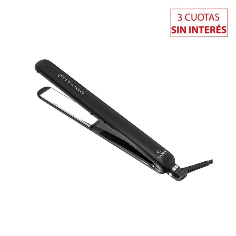Plancha De Cabello Gama CP14 On-Off Titanio Negro