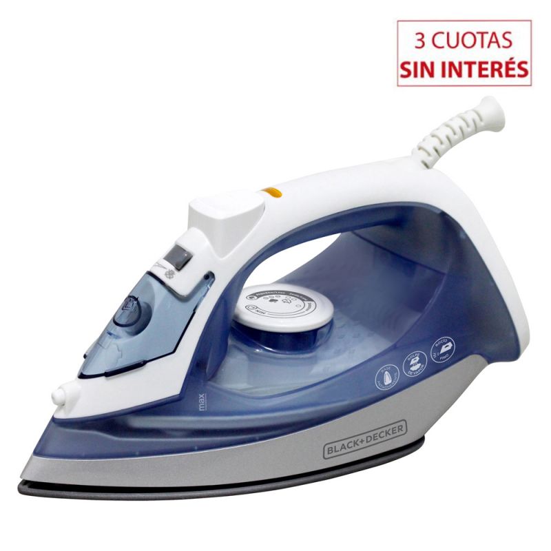 Plancha Vapor Black + Decker IR2472-AR Antiadherente Azul