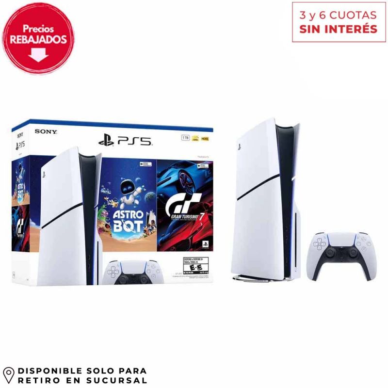 Consola Sony PlayStation 5 PS5 Slim Standard 1TB-SSD