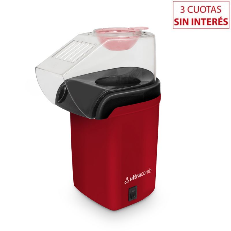 Pochoclera de Aire Caliente Ultracomb PO-2700 Rojo