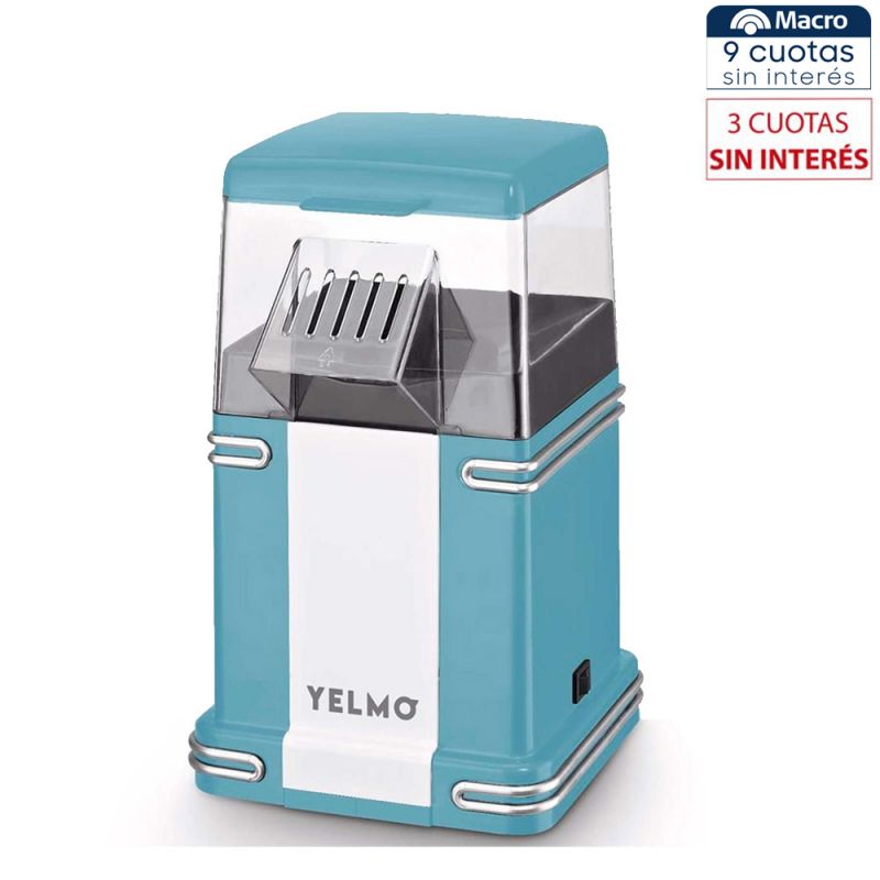 Pochoclera Aire Caliente Yelmo PO3700 Celeste