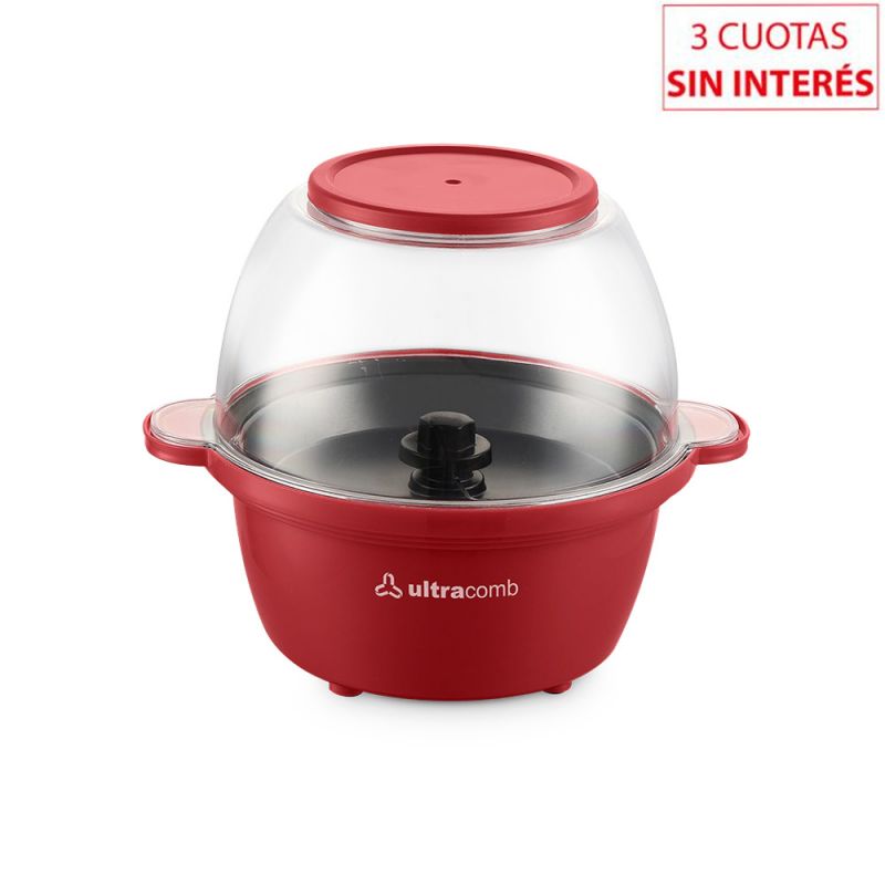 Pochoclera con Bowl Ultracomb PO-2703 Rojo