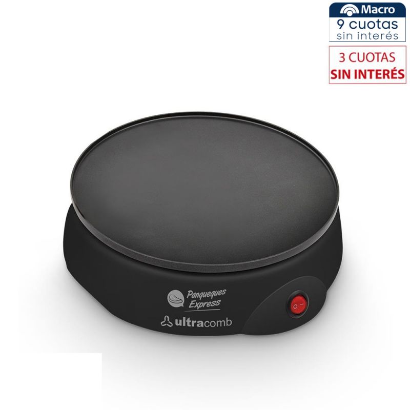 Panquequera Eléctrica Ultracomb PQ-8700 700W Negro