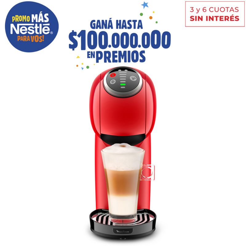 Cafetera Moulinex Dolce Gusto Genio S Plus PV340558 / 00944 Rojo