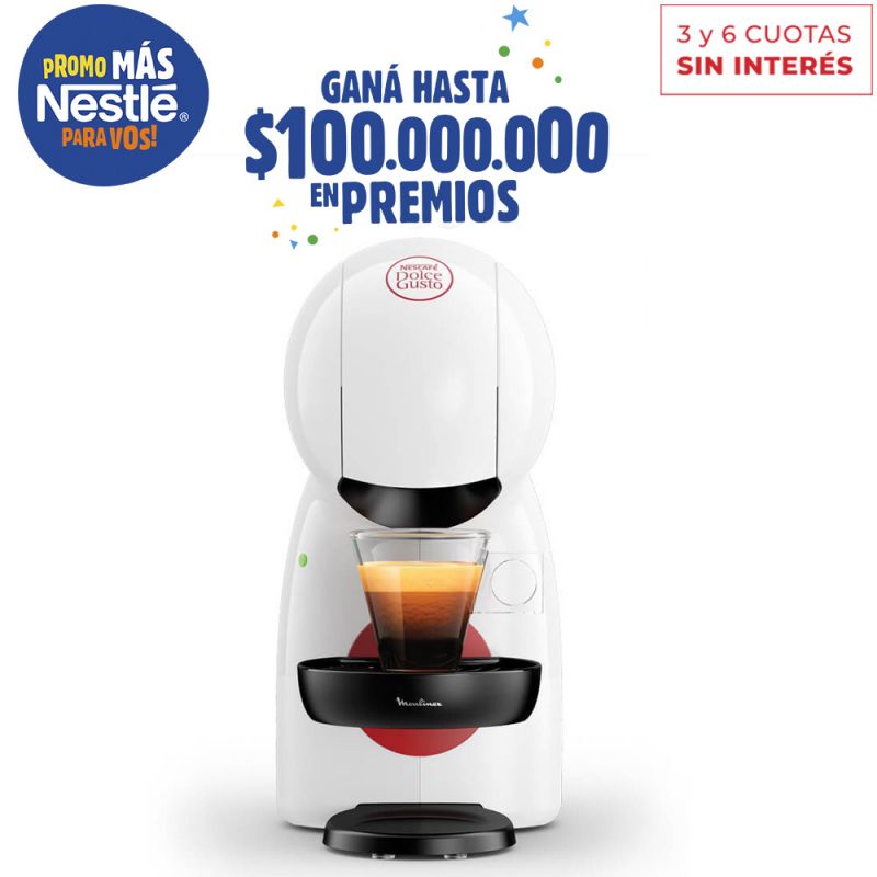 Cafetera Moulinex Dolce Gusto Piccolo XS PV1A0158 Blanca