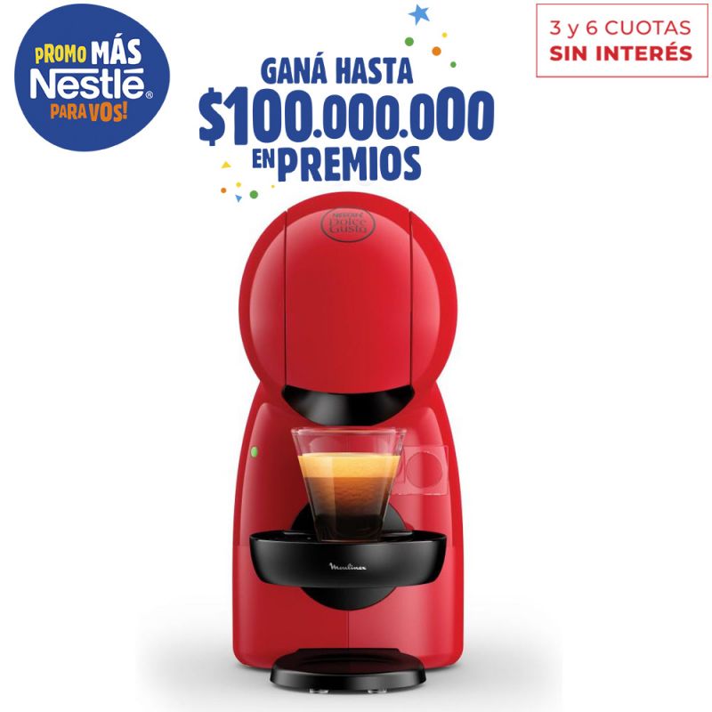 Cafetera Moulinex Dolce Gusto Piccolo XS PV1A0558 Roja