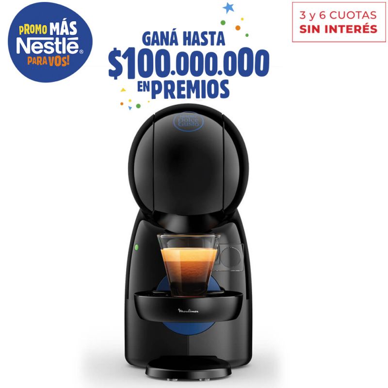 Cafetera Moulinex Dolce Gusto Piccolo XS PV1A0858 Negra
