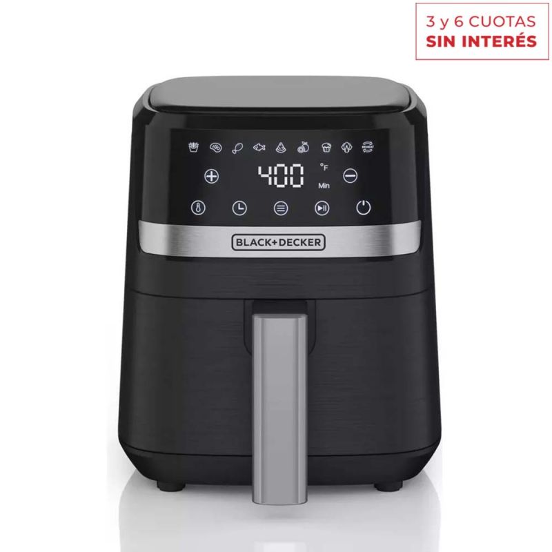 Freidora sin Aceite 4.4Lts Black + Decker Purifry AFBD42-1BDAR Negro