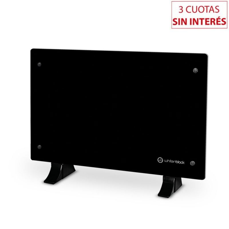 Vitroconvector Whitenblack PVWB02 2200W Negro