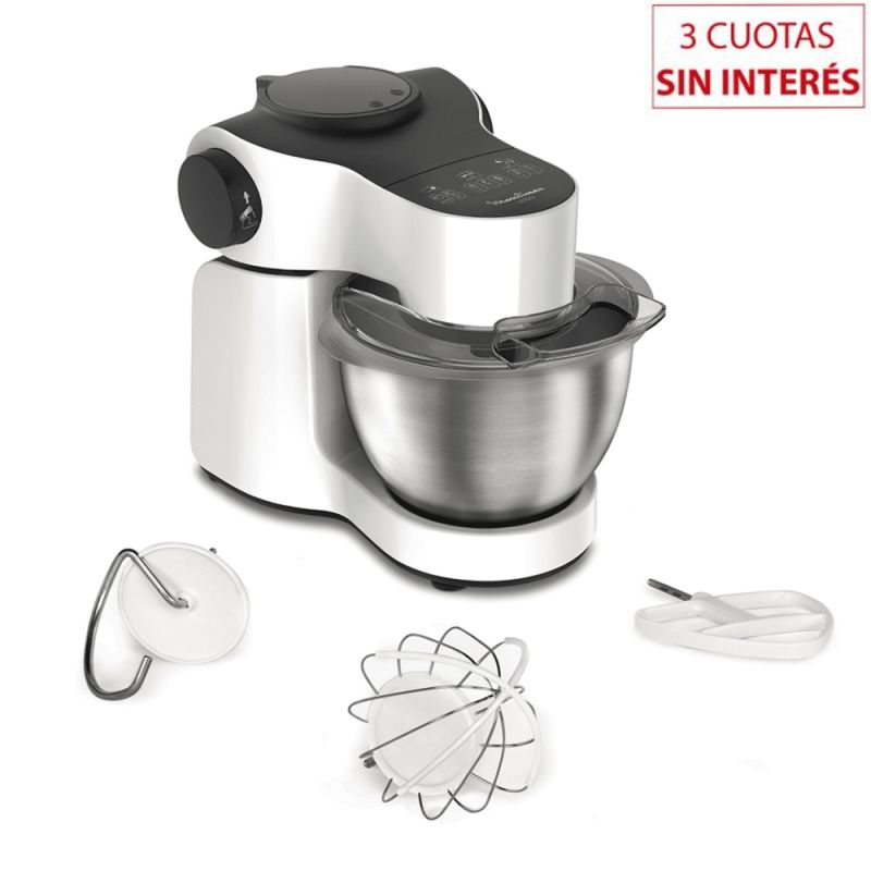 Batidora Planetaria Wizzo Moulinex QA310110 1000W Blanco