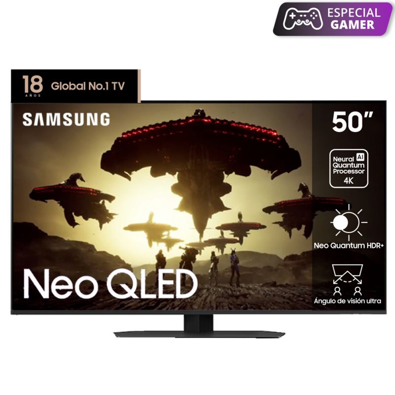 Smart TV Gaming 50" Samsung Neo QLED 4K QN50QN90CAGCZB Gris