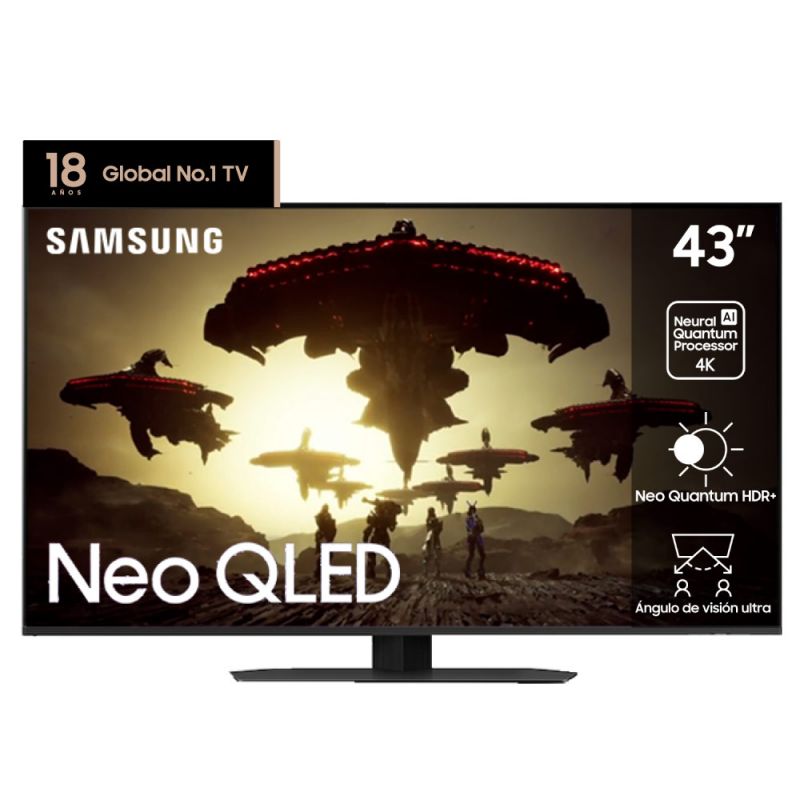 Smart TV Gaming 43" Samsung Neo QLED 4K QN43QN90CAGCZB Gris