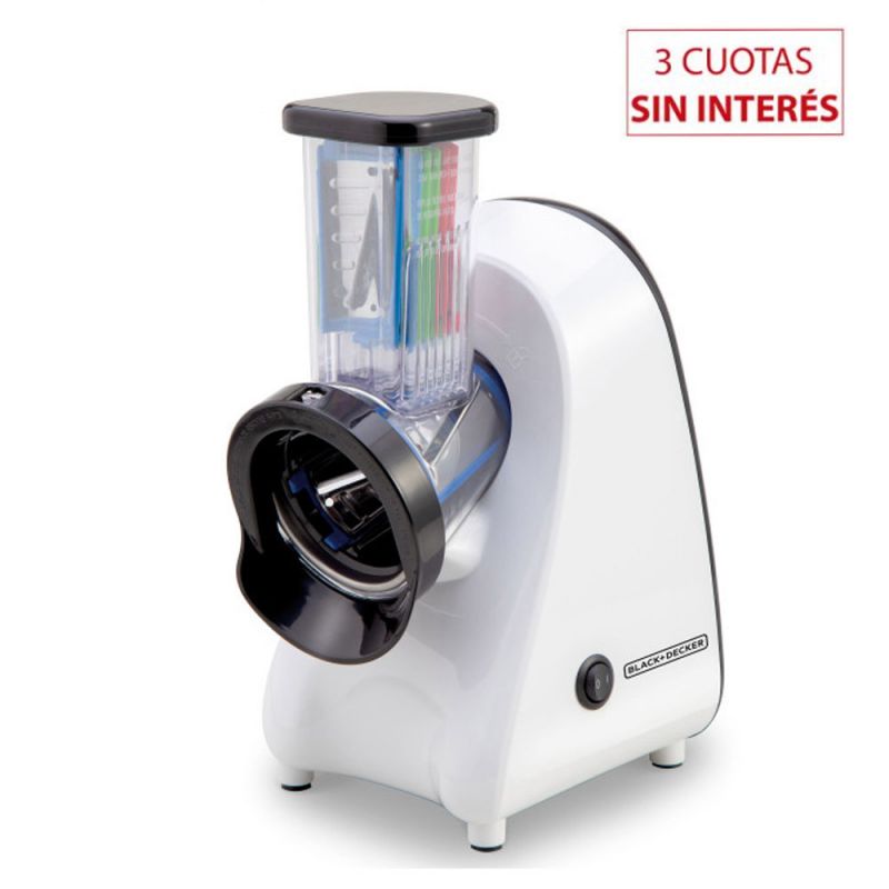 Rallador Eléctrico Multifunción Black & Decker SL010-AR Blanco
