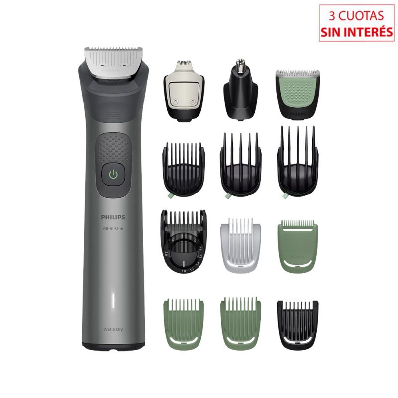 Recorta Barba Philips MG7935/15 All-in-One Trimmer 15 en 1 Gris