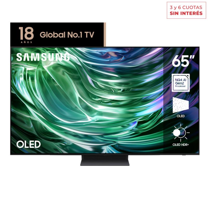 Smart TV 65" Samsung OLED 4K QN65S90DAGCZBB