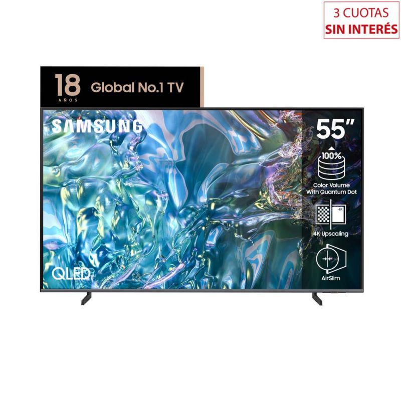 Smart TV 55" Samsung QLED 4K QN55Q65DAGCZB Negro
