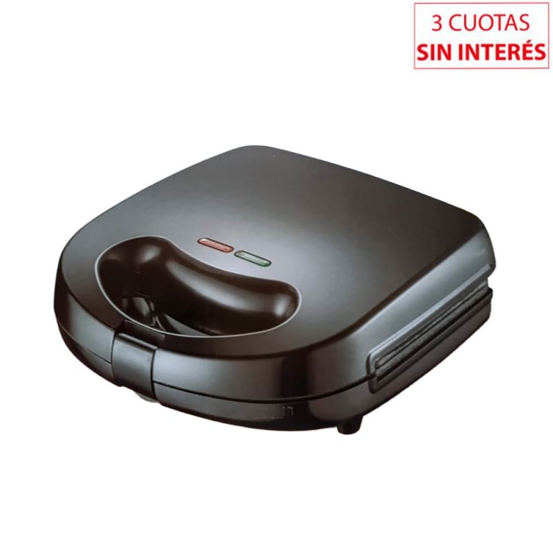 Sandwichera 4 en1 Eiffel E-295 Negro