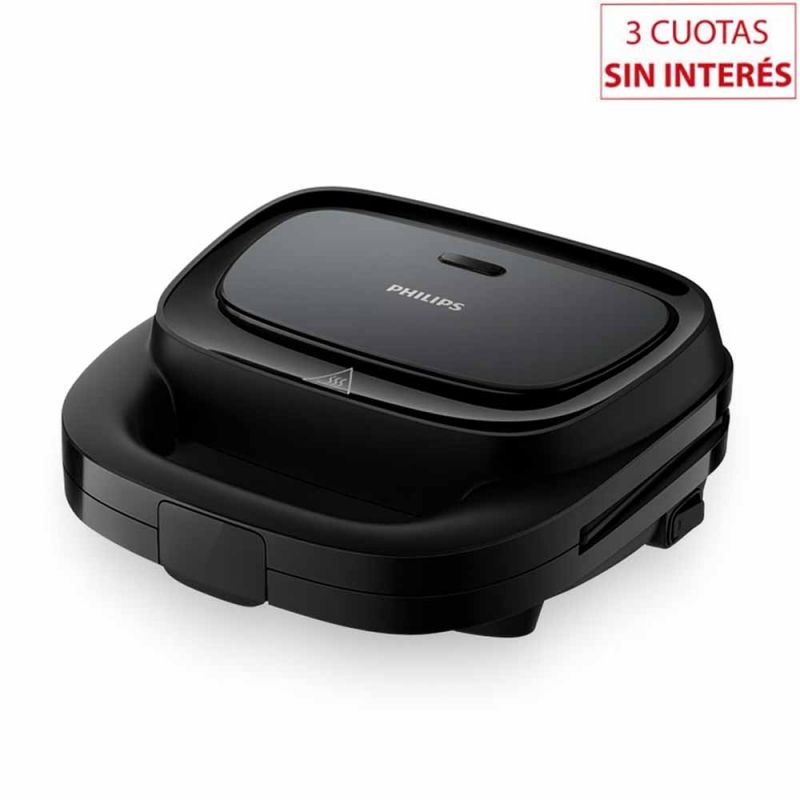 Sandwichera Philips SERIE 3000 HD2330/90 Negro