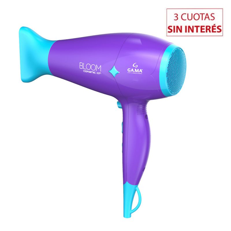 Secador de Cabello Gama Diamond Bloom 137004 Violeta