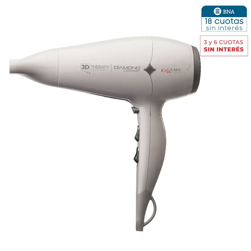 Secador de Cabello Gama Diamond Ceramic 123694 Blanco