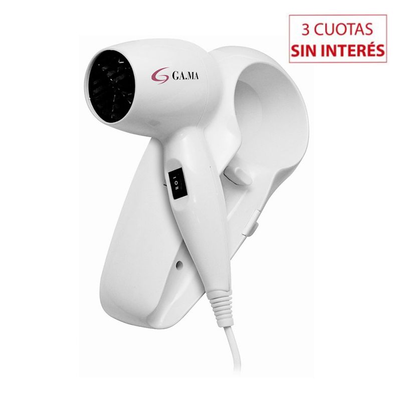 Secador de Cabello Pared Gama Diffusion Blanco