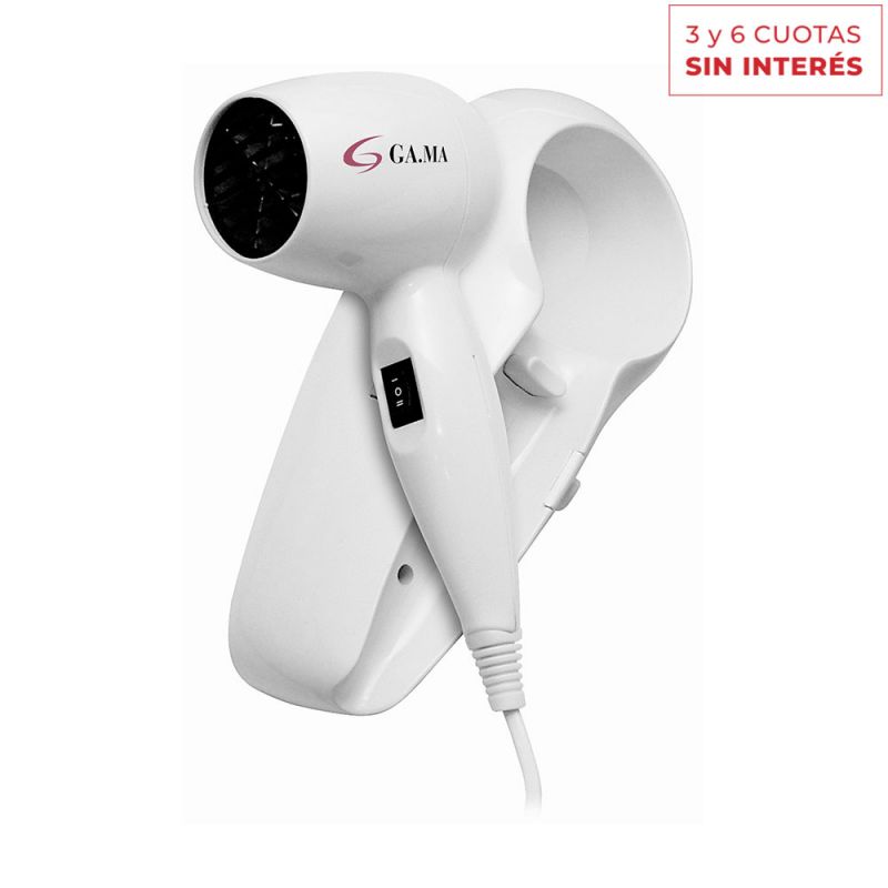 Secador de Cabello Pared Gama Diffusion Blanco