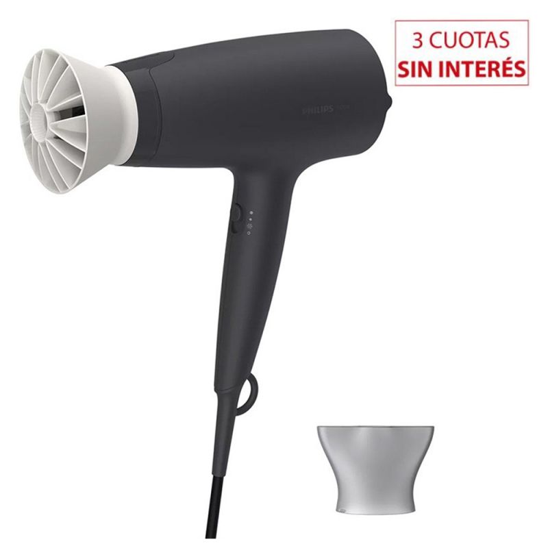 Secador de Cabello Philips BHD302/10 ThermoProtect Negro