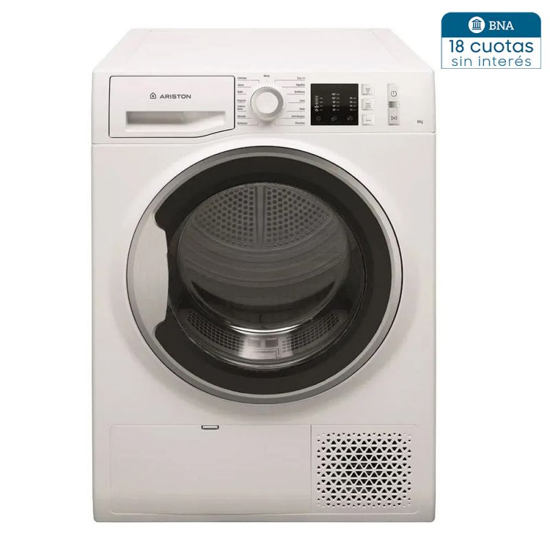 Secarropas por Condensación 8Kg Ariston NTCM108BSKAG Blanco