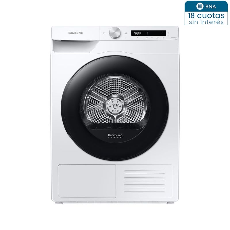 Secarropas por Condensación 9KG Samsung DV90T5240AW/BG Blanco