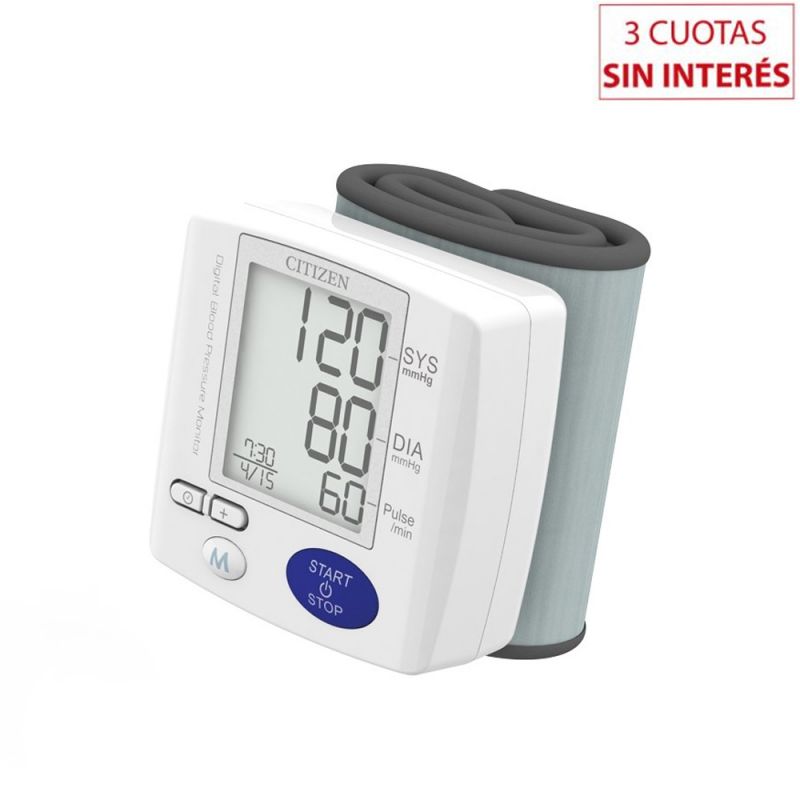 Tensiómetro digital de muñeca Silfab Citizen CH-617 Blanco