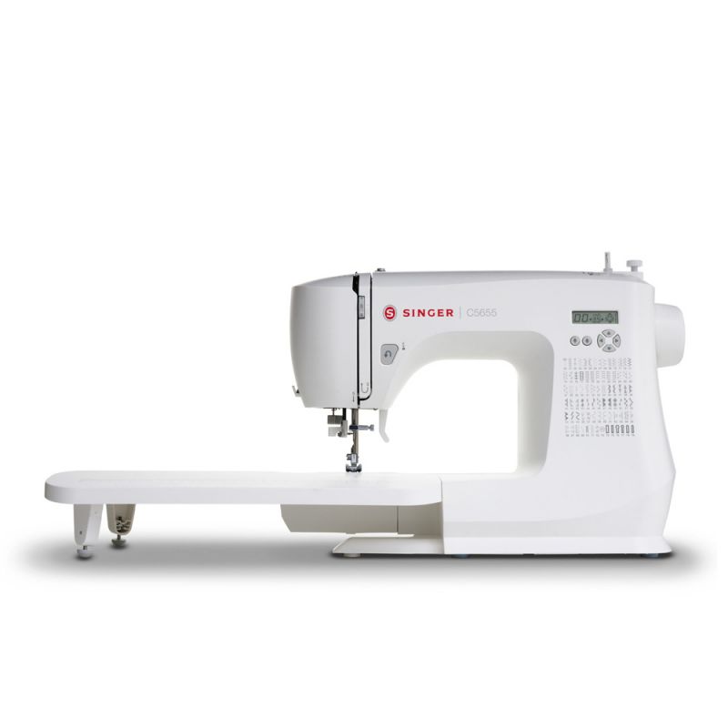 Máquina de Coser Electrónica Singer C5655 Brazo Libre Blanca