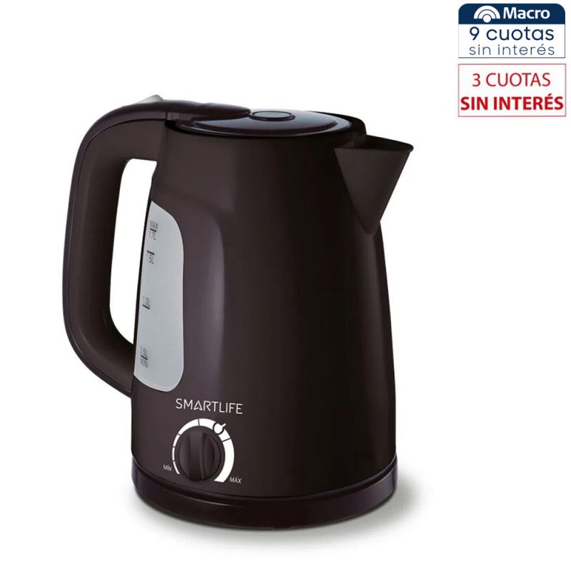 Pava Eléctrica Smartlife Corte Mate SL-EK1714BPN Negro