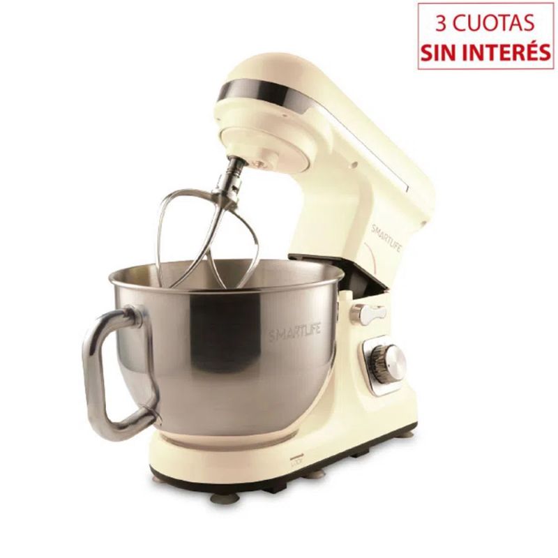 Batidora Planetaria SmartLife SL-SB0037I 1000w Crema