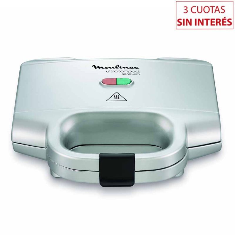 Sandwichera Moulinex Ultracompact SM154180 Gris