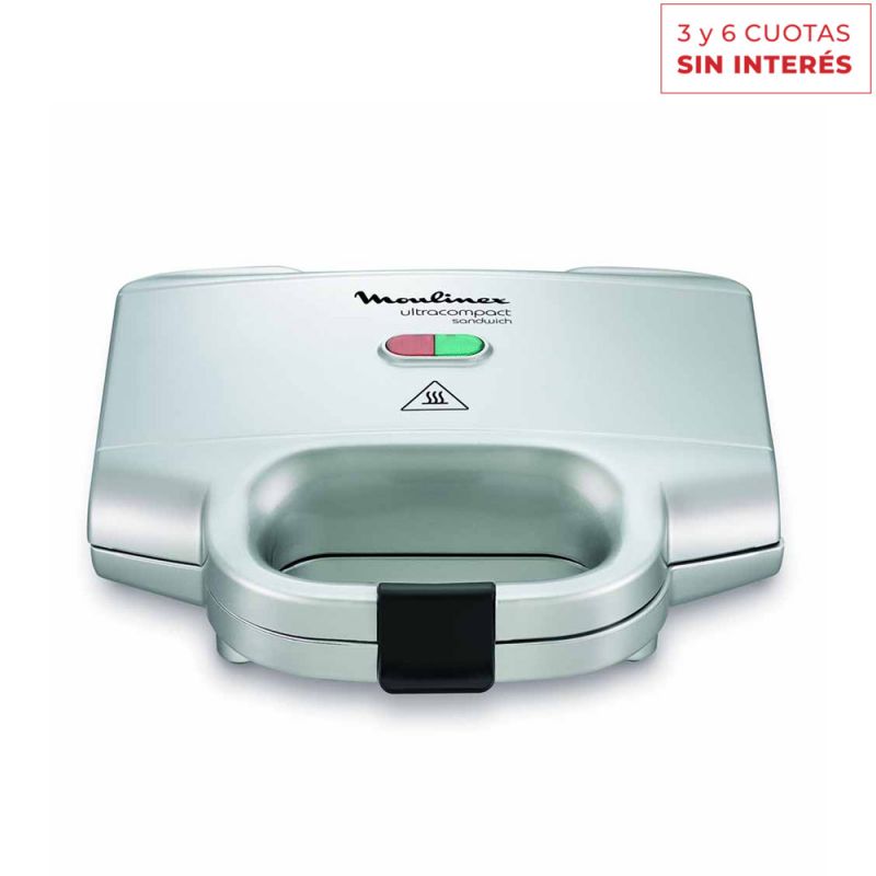 Sandwichera Moulinex Ultracompact SM154180 Gris