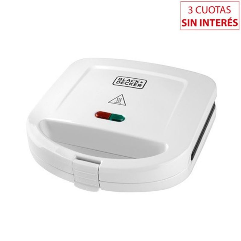 Sandwichera Black & Decker SM24520 Blanco