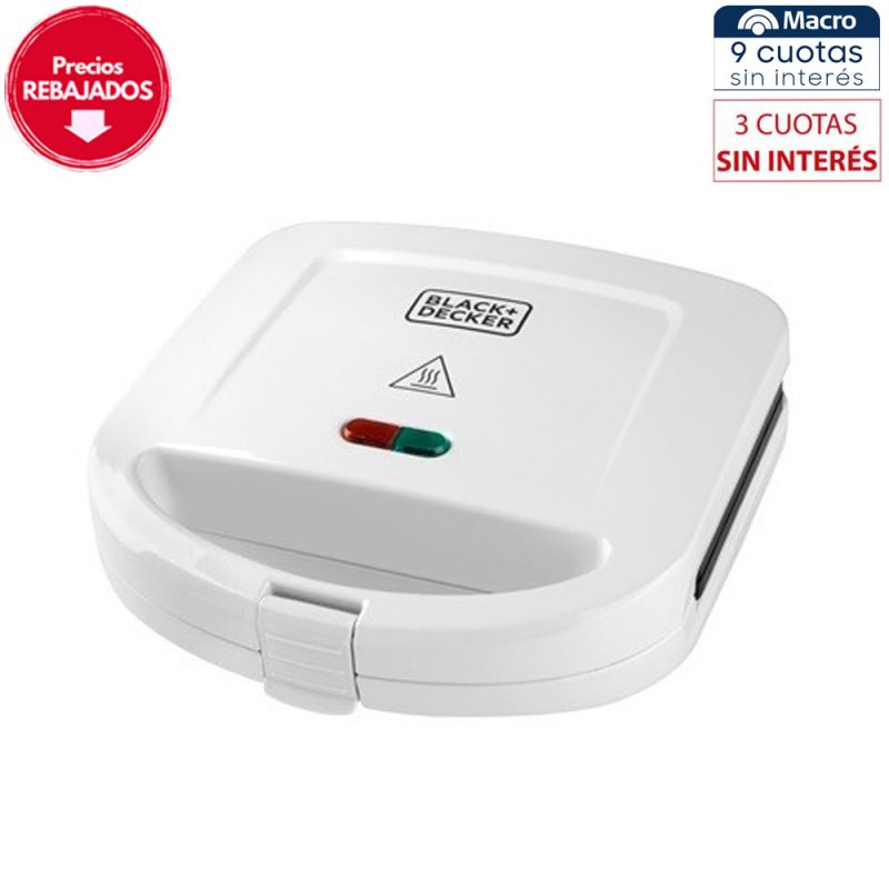 Sandwichera Black & Decker SM24520 Blanco